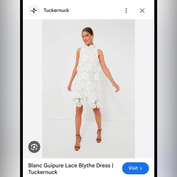 Tuckernuck Dresses & Skirts - Tuckernuck Floral Lace White Dress